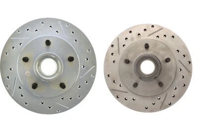 Передняя пара роторов дискового тормоза Stoptech для Chevrolet S10 1994-2003 годов выпуска (43741) - Изображение 1 из 4