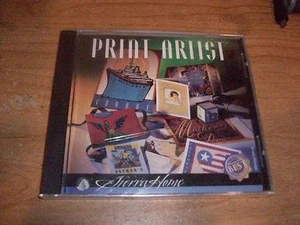 Sierra Home Print Artist CD ROM WIN 95/98 Custom Home & Land Designer 3D NEW - Picture 1 of 2