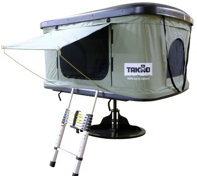 Tienda de campaña Takao rígida con techo - verde para autos camiones SUV se adapta a 2-3 personas Foto 1 de 4