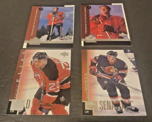 1997-98 UPPER DECK NHL LOT HOSSA RC, ELIAS, LECAVALIER, GAGNE - Picture 1 of 2