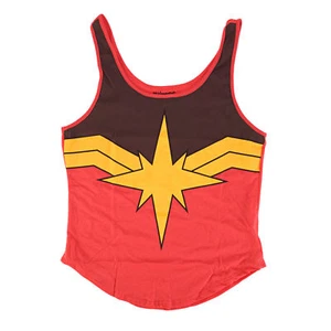 Marvel Ms Marvel Star Juniors Tank Top T-Shirt - Picture 1 of 1