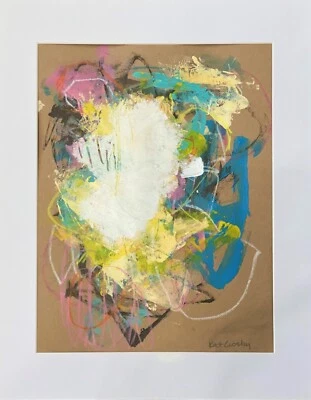 Уникальная оригинальная живопись современная абстрактная красочная энергия No22 от KatC - Изображение 1 из 4