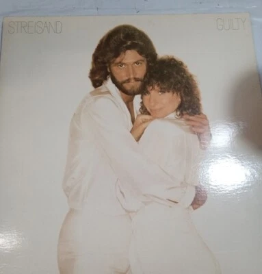 Barbra Streisand Guilty Barry Gibb 1980 LP Columbia Records - Image 1 of 4