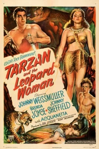 Acquanetta, Johnny Weissmüller - Tarzan und t - Belgier - 11 x 17 Poster Reprint - Bild 1 von 1