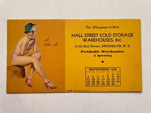 Septiembre 1938 Pinup Girl Fotos Blotter por Earl Moran A Clothes Call - Brooklyn - Imagen 1 de 2