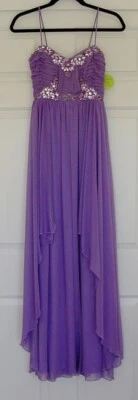 NWT Vintage CITY TRIANGLES Prom Event Wedding Evening Gown Rhinestone Bodice 3 - Image 1 of 4