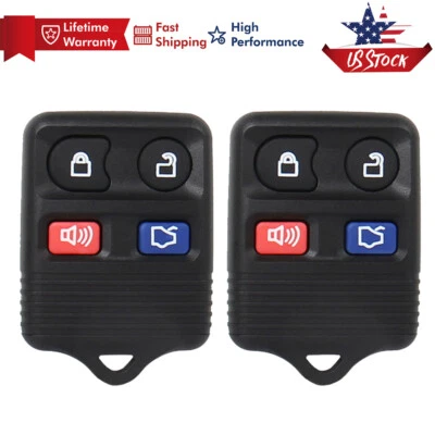 2X Llavero de control remoto de entrada sin llave para Ford Explorer Sport Trac Expedition Foto 1 de 4