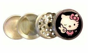 Trituradora de hierbas para especias de cocina de metal de 2,5 pulgadas 4 piezas tabaco a base de hierbas G3 - Imagen 1 de 4