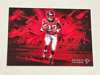 2014 Topps Fire Football Out Of This World rojo #/43 - Devonta Freeman - Falcons Foto 1 de 3