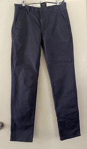 Industrie Men’s Navy Blue Casual Cotton Pants Chino Size 30 VGC - Picture 1 of 9