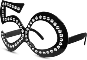 50. GEBURTSTAG Zercart Geburtstagsbrille, Neuheit Geburtstagsbrille, Geburtstag Par - Bild 1 von 5