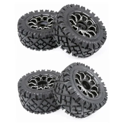 Front Rear Tire Metal Wheel Rim 1/5 Scale Baja HPI KM Rovan 5B Ss All Terrain - Image 1 of 4