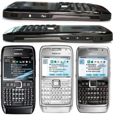 Nokia E71 Unlocked Original QWERTY 3G WIFI GPS MP3 3.15MP Camera Mobile Phone - Image 1 of 4