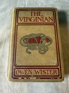 The Virginian by Owen Wister 1902 HC / First Edition / June Print Vintage - Picture 1 of 7