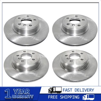 4x Rotor de freno delantero trasero DuraGo para BMW 528i xDrive 2012 2013 2014 2015 2016 Foto 1 de 4