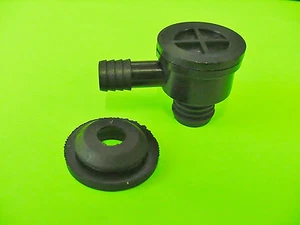 1964-1985 GM Power Brake Booster Vacuum Hose Check Valve Disk Drum & Grommet - Picture 1 of 7