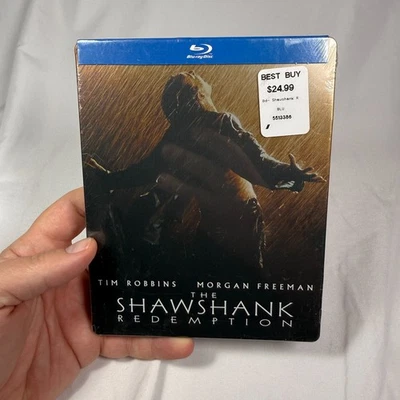 The Shawshank Redemption (Blu-ray, 2012) Best Buy Exclusive Steelbook OOP SEALED - Image 1 of 4