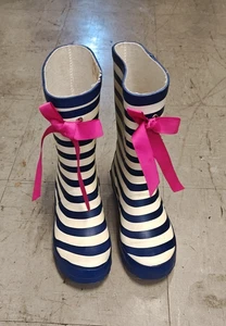 Botas de agua Primark Midi a rayas con cinta - talla 4 - Imagen 1 de 8