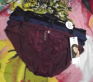 3 BRAGAS NUEVAS DAISY FUENTES DF4722A 4 ENCAJE Y MICRO HIPSTER XL - Imagen 1 de 2