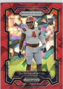 Washington Commanders Jer’Zhan Newton 2024 Panini Prizm DP FB Red Ice Prizm RC - Picture 1 of 2