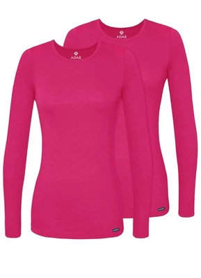 Женская комфортная футболка с длинным рукавом/футболка с кустарником Adar упаковка 2 шт. - Изображение 1 из 4