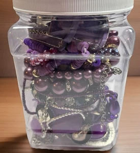 Lila Themen Mystery Schmuck Gläser groß 27 Unzen alle tragbar - Spaß Geschenk - Bild 1 von 6