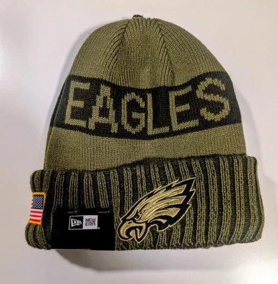 Philadelphia Eagles 2025 Salute to Service New Era Knit Hat NEW - SOLD OUT