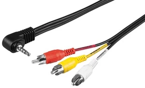 3x Audio-Video-Kabel 1,5 m ; AVK 199-0150 1.5m PL - Bild 1 von 1