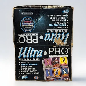 100 ULTRA PRO PLATINUM 9-POCKET Pages Card Sheets Open Box Rembrandt - Picture 1 of 1