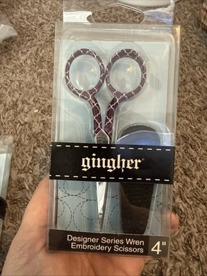 Gingher Designer Series Scissors ~WREN~ 4"