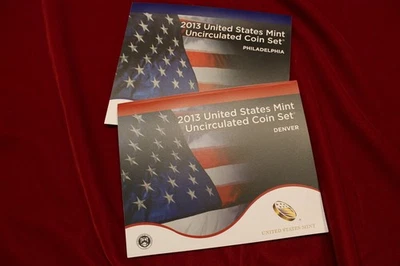 2013 (P+D) US Mint Uncirculated 28 Coin Set, - Image 1 of 4