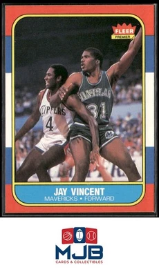 1986-87 Fleer Jay Vincent #118 - Image 1 of 2