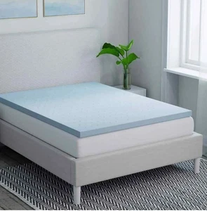 STYLE WELL 3 in. Gel Infused Memory Foam Twin Mattress Topper - Picture 1 of 2