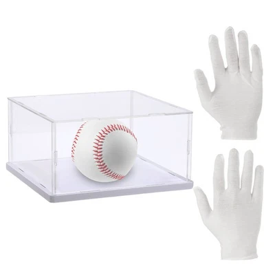 Vitrina de acrílico para montaje de objetos de colección, vitrina transparente de 8x8x4 pulgadas Foto 1 de 4