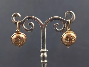 Antike Goldohrringe für Damen, 14 Karat Gold, im Jugendstil - Bild 1 von 4