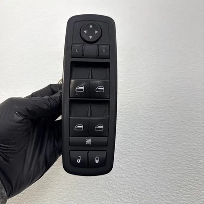 09-12 Dodge Ram 1500 Conjunto de interruptor de ventana eléctrica maestro del conductor doble cabina OEM Foto 1 de 4