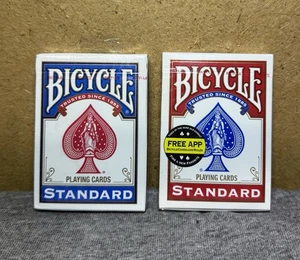 (2 Decks) Bicycle Standard Spielkarten rot/blau [neu & versiegelt] - Bild 1 von 2