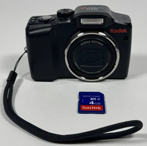 Kodak EasyShare Z915 10.0 MP schwarz Digitalkamera 10x Zoom mit 4GB SD-Karte GETESTET - Bild 1 von 14
