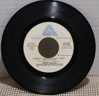Barry Manilow - Could It Be Magic / I Am Your Child Arista 1975 45 RPM Foto 1 de 4