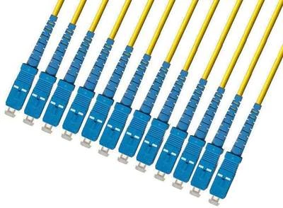 30M Outdoor Armored Singlemode 12 Strands Fiber Optic Cable SC to SC - Image 1 of 3