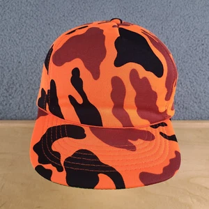 Timber King Vintage orange tarnfarben Schaumstoff Trucker Mütze Kappe Druckknopflasche Einheitsgröße Korea - Bild 1 von 12