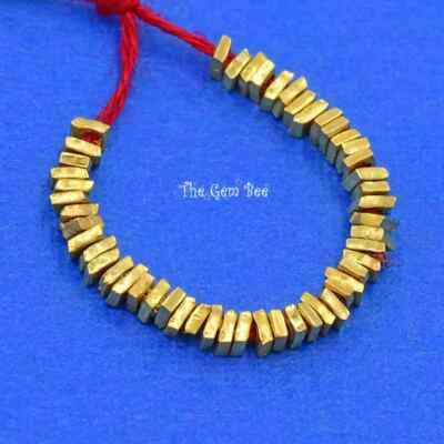 2 毫米 14k 纯金娇小刻面乡村掘金发现珠 1.4 英寸 (50) — 第 1/4 张图片