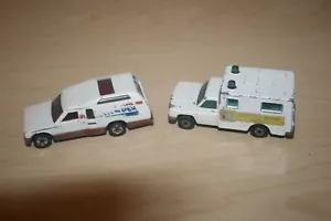 Ambulancia Matchbox 1977 y Hotwheels Minitrek 1980 - Imagen 1 de 5