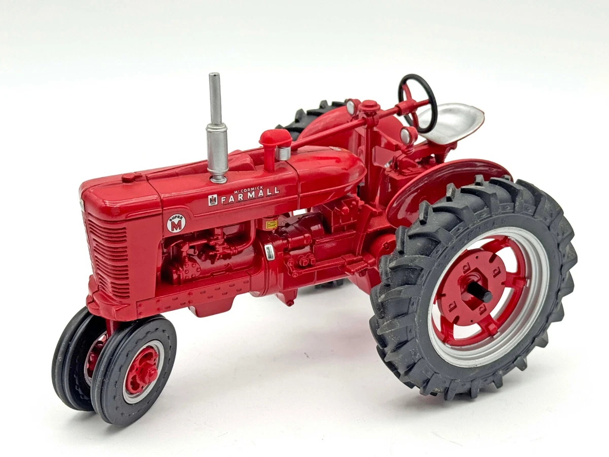 Farmall Super M Tractor In Contemporary Manufacture Diecast Farm