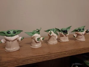 Baby Yoda Mandalorian figurines 5 piece pack - Bild 1 von 6