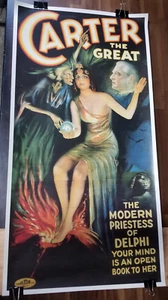 Carter The Great Poster The Modern Priestess of Delphi - Picture 1 of 7