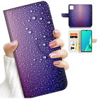 ( For iPhone 12 Mini ) Wallet Flip Case Cover PB24245 Water Drop