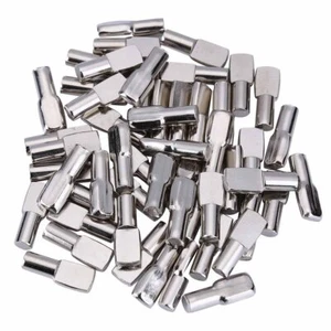 120 Packs Shelf Pins 5mm Shelf Support Pegs Spoon Shape Cabinet Furniture Tmax - Picture 1 of 5