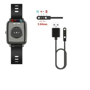 2-Pin Universal USB Data Charging Cable Magnetic Charger For Smart Watch 2.84mm - Picture 1 of 12