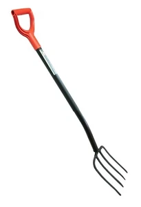 PROFI Spatengabel Forke Mistgabel Grabegabel Rodegabe D-Griff Metallstiel 48341 - Bild 1 von 4